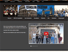 Tablet Screenshot of genclergeziyor.com